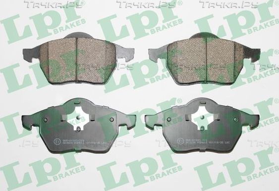 Тормозные колодки LPR передние для SEAT Alhambra I 1996-2010. Артикул 05P612