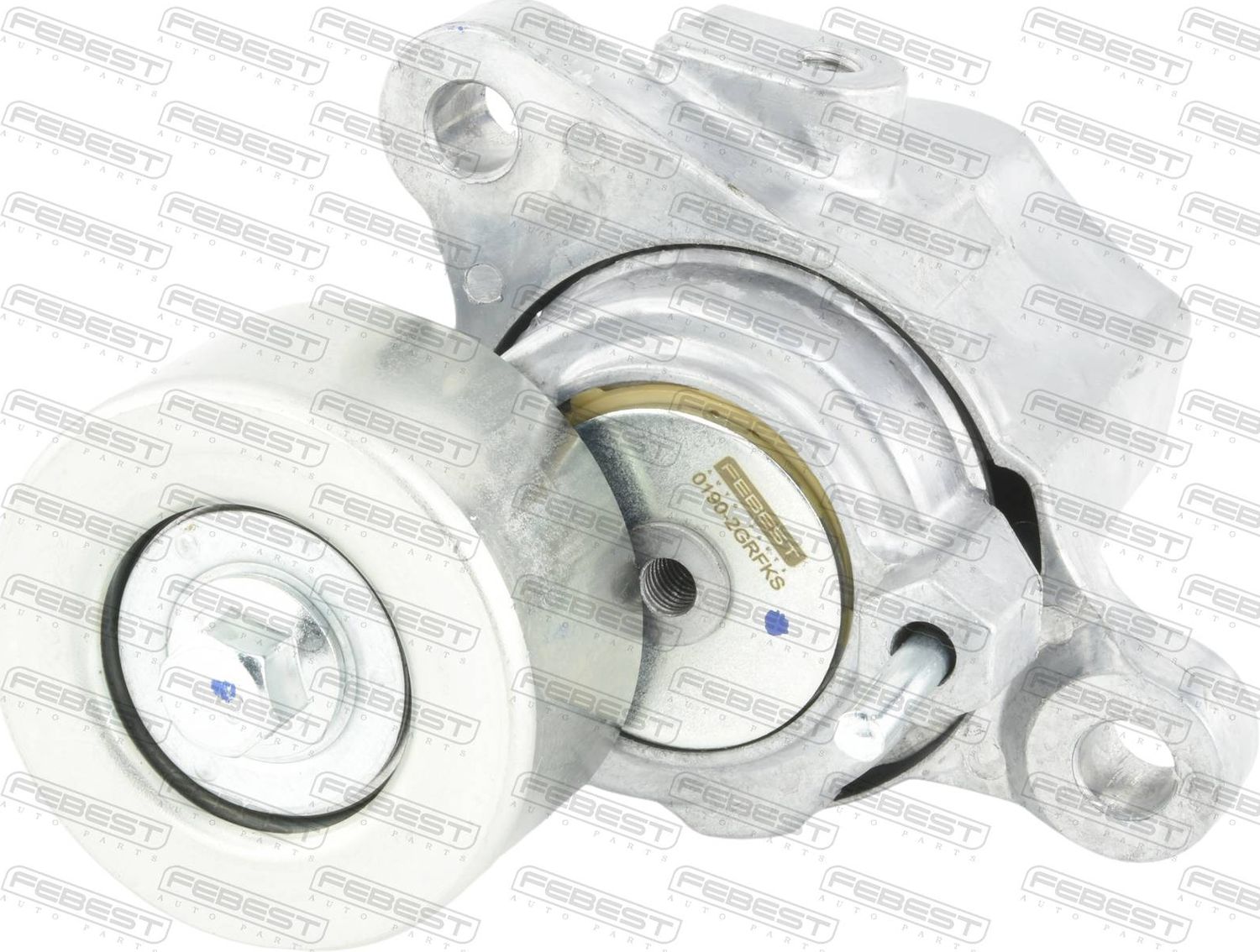 Натяжной ролик (натяжитель) приводного клинового зубчатого ремня Febest. Артикул 0190-2GRFKS