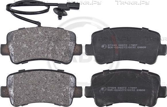 Тормозные колодки ABS. Артикул 37939