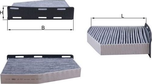 Салонный фильтр Mahle для Audi A3 II (8P) 2003-2013. Артикул LAK 181/1