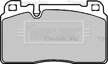 Тормозные колодки Borg & Beck передние для Audi A6 IV (C7) 2014-2018. Артикул BBP2382