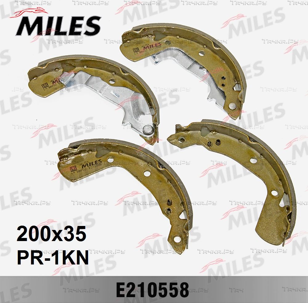 Тормозные колодки Miles задние для Skoda Fabia II 2006-2014. Артикул E210558