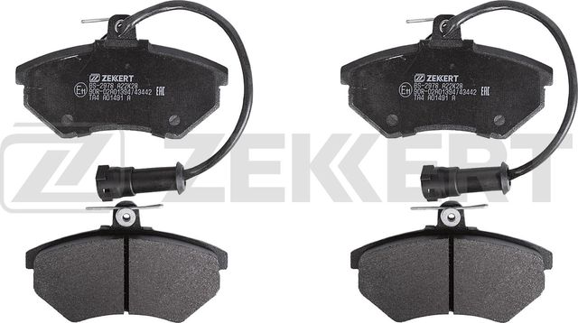 Тормозные колодки Zekkert передние для Chery Amulet (A15) I 2010-2014. Артикул BS-2978