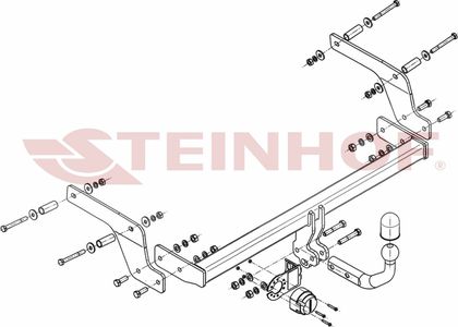 Фаркоп Steinhof для Renault Sandero Stepway II 2014-2024. Артикул D-084
