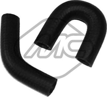 Патрубок радиатора (системы охлаждения) Metalcaucho для Opel Kadett E 1988-1991. Артикул 08196