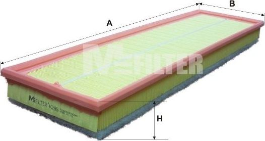 Воздушный фильтр MFilter. Артикул K 295