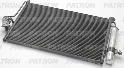 Радиатор кондиционера (конденсатор) Patron (алюминий). Артикул PRS1187