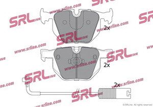 ТОРМОЗНЫЕ КОЛОДКИ (Srline). Артикул S701374