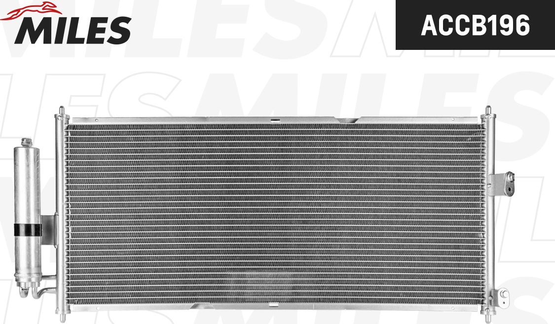 Радиатор кондиционера (конденсатор) Miles (алюминий). Артикул ACCB196