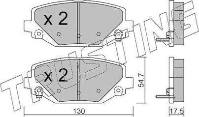 Тормозные колодки Trusting. Артикул 963.0