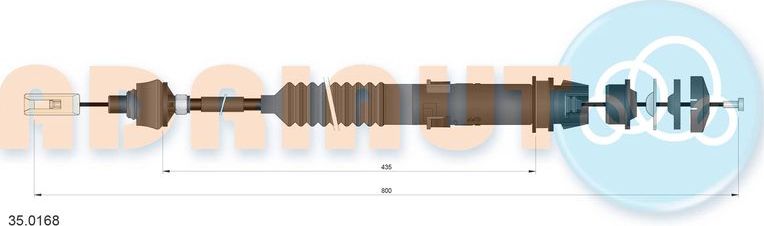 Трос сцепления Adriauto. Артикул 35.0168