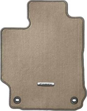 Коврики велюровые Toyota (оригинал) для салона Toyota Camry 50, 55 (V50, V55, XV50, XV55) рестайлинг 2014-2026 Бежевые. Артикул PZ410-V0356-DD