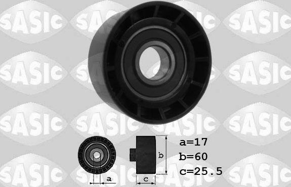 Направляющий (ведущий) ролик приводного поликлинового ремня Sasic. Артикул 1624005