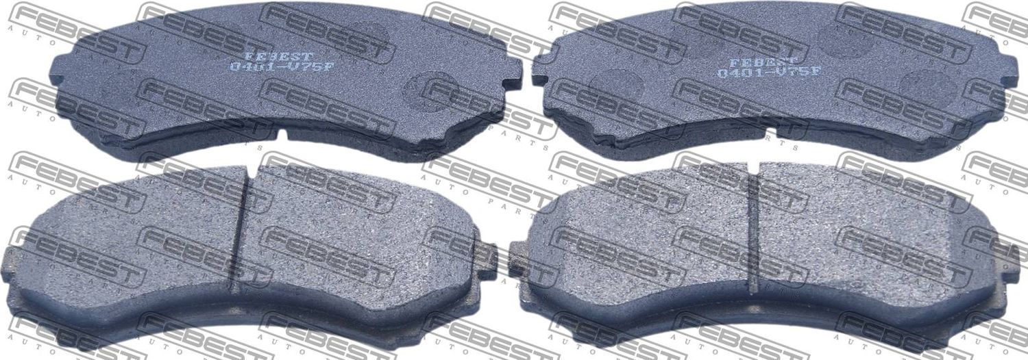 Тормозные колодки Febest. Артикул 0401-V75F