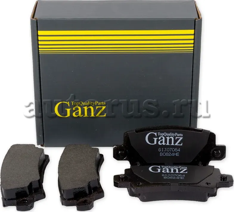 Колодки торм.зад. (Ganz). Артикул GIJ07064