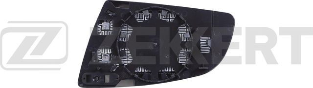 Зеркальное стекло бокового зеркала Zekkert правое для Audi S6 III (C6) 2006-2008. Артикул SP-1143