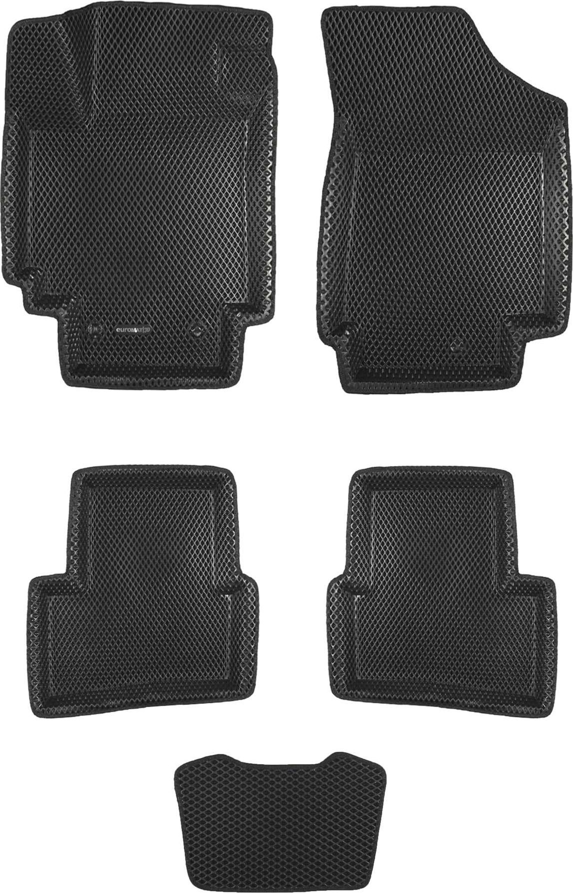 Коврики Euromat 3D EVA для салона Hyundai Creta I 2016-2021. Артикул EM3DEVA-002728