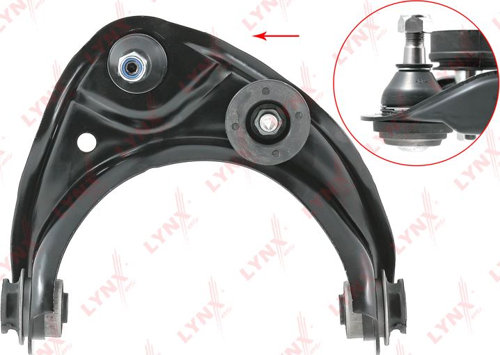 Поперечный рычаг передней подвески LYNXauto. Артикул C5465R