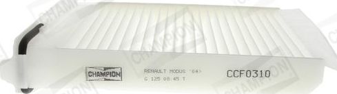Салонный фильтр Champion. Артикул CCF0310