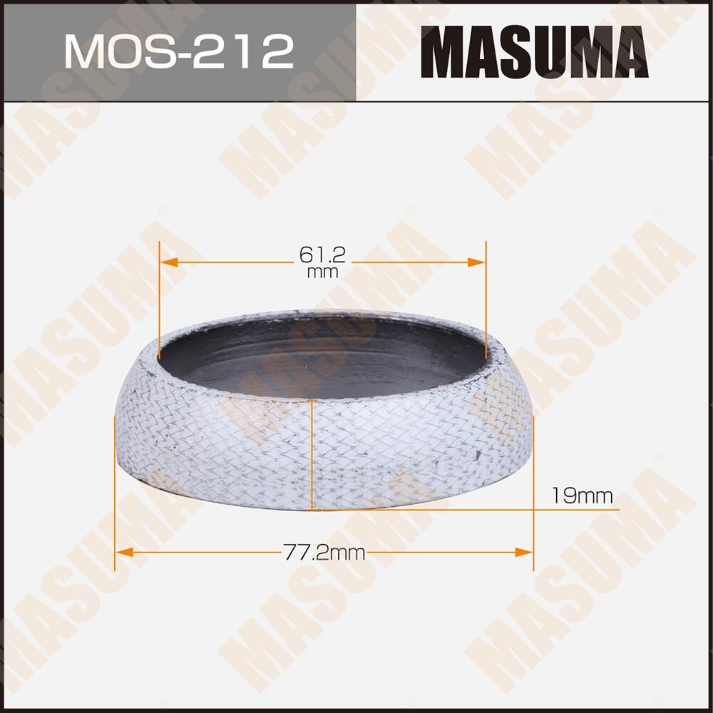 Прокладка глушителя Masuma. Артикул MOS-212