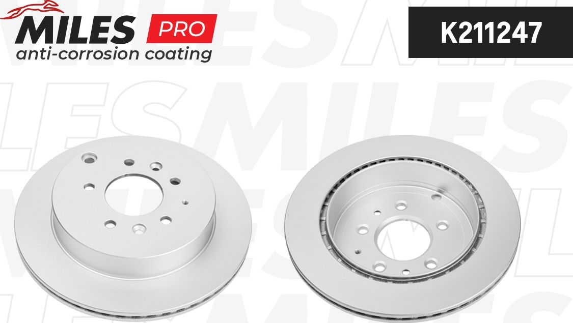 Тормозной диск Miles. Артикул K211247