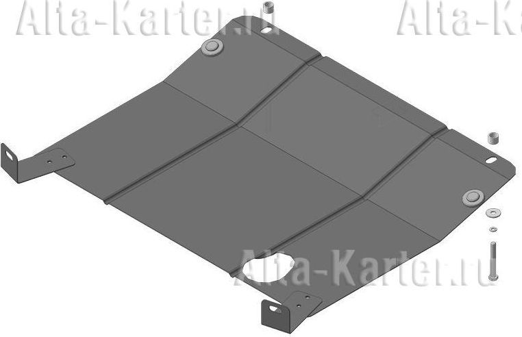 Защита Мотодор для двигателя и КПП Lada Kalina седан 2013-2018. Артикул 62101