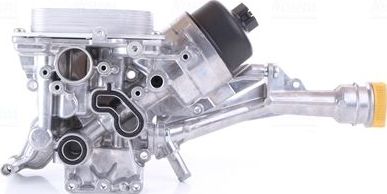 Радиатор масляный (маслоохладитель) для двигателя Nissens (алюминий). Артикул 91352