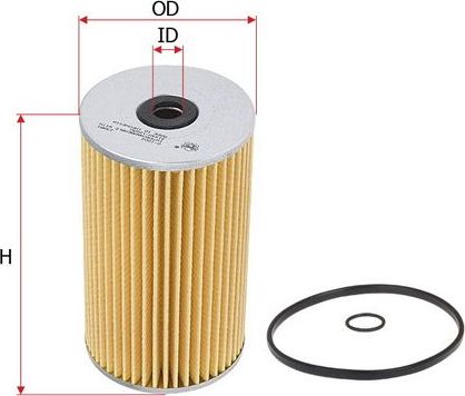 Масляный фильтр Sakura. Артикул O-1002
