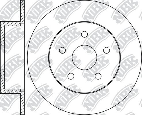 Тормозной диск NiBK. Артикул RN1251