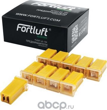 fus07-60-10k Предохранители картриджные 60A серия FUS07 набор 10 шт. (Fortluft). Артикул FUS076010K