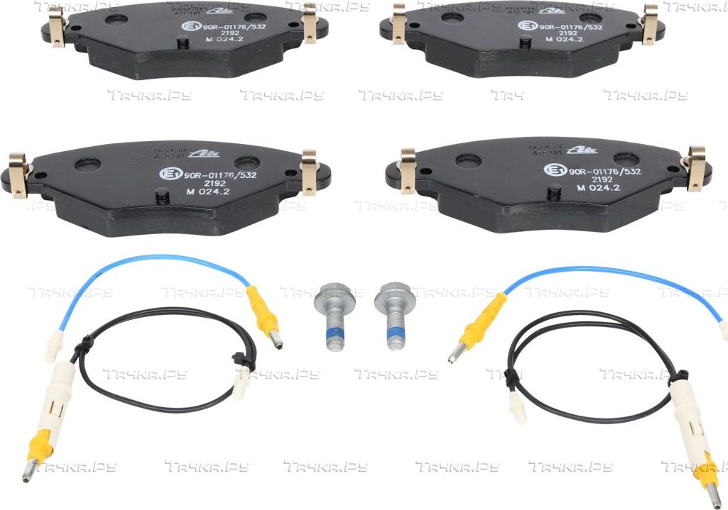 Тормозные колодки ATE передние для Citroen C5 I 2001-2008. Артикул 13.0460-3997.2