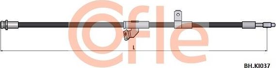 Тормозной шланг Cofle. Артикул 92.BH.KI037