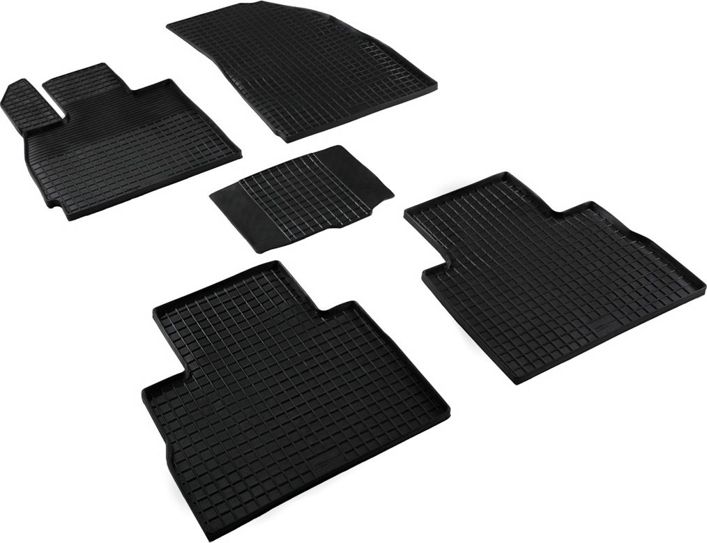 Коврики резиновые Seintex с узором сетка для салона Jaecoo J8 2024-2026. Артикул 317290