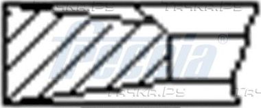 Поршневые кольца Freccia для Volvo  FMX II 2013-2026. Артикул FR10-516400