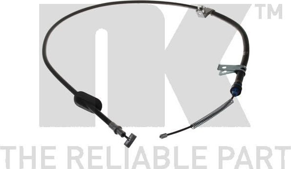 Трос ручника (тросик ручного тормоза) NK правый для Suzuki Liana I 2001-2008. Артикул 905224