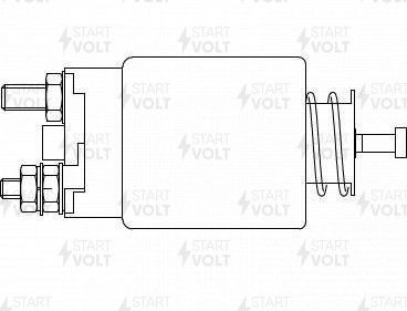 Втягивающее реле стартера StartVOLT для Kia Rio III 2011-2017. Артикул VSR 0806
