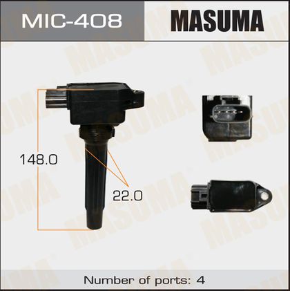 Катушка зажигания Masuma для Mazda CX-5 I 2012-2017. Артикул MIC-408