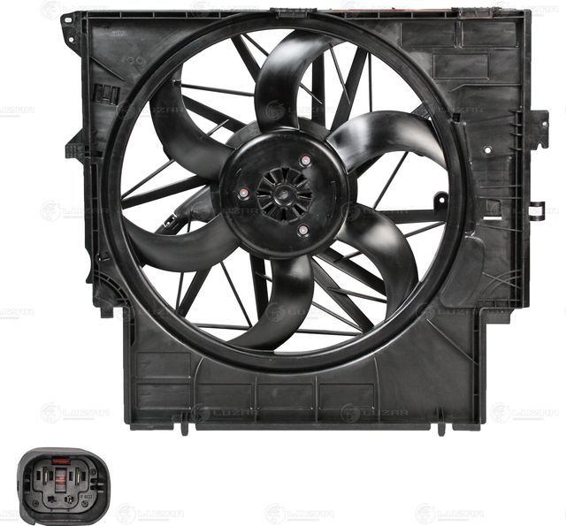 Вентилятор радиатора двигателя Luzar для BMW X4 I (F26) 2014-2018. Артикул LFK 2618