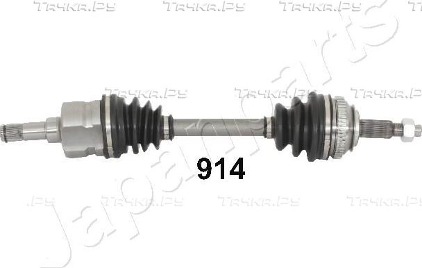 Полуось (привод в сборе, приводной вал) Japanparts. Артикул GI-914