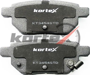 Колодки тормозные TOYOTA Auris,Corolla (07-) задние (4шт.) KORTEX. Артикул KT3454STD