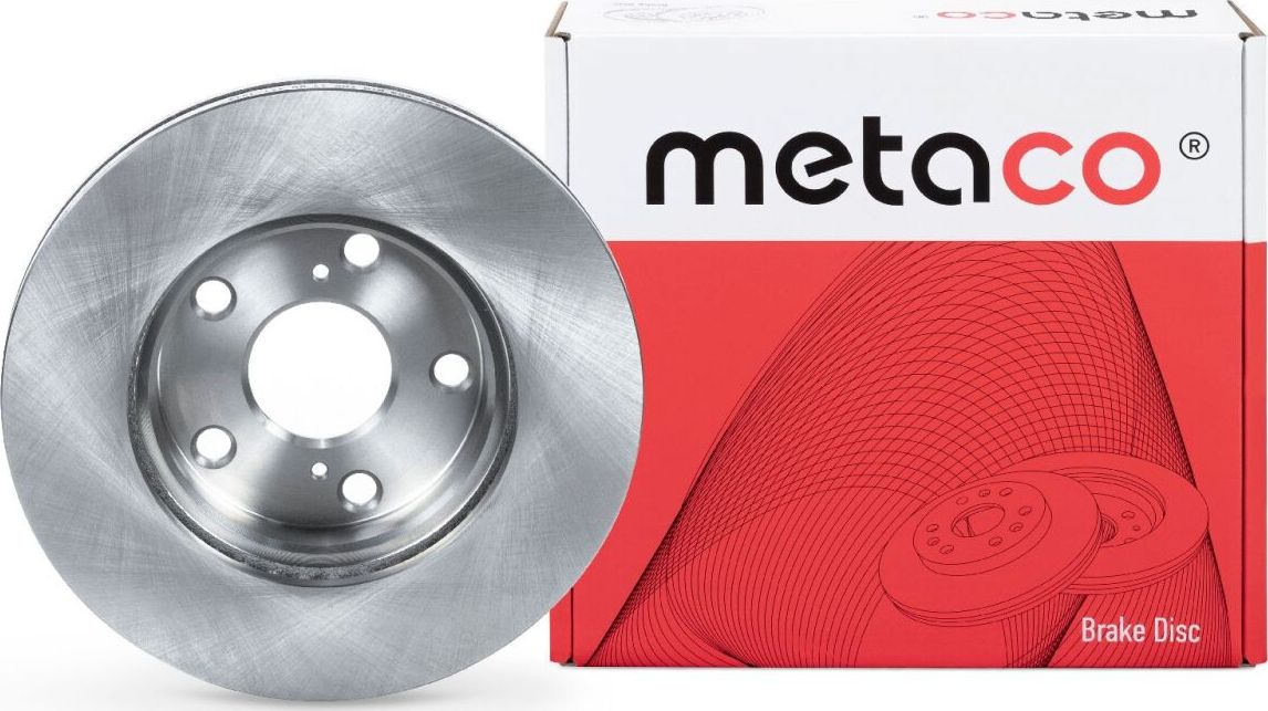 Диск тормозной передний вентилируемый (Metaco). Артикул 3050203