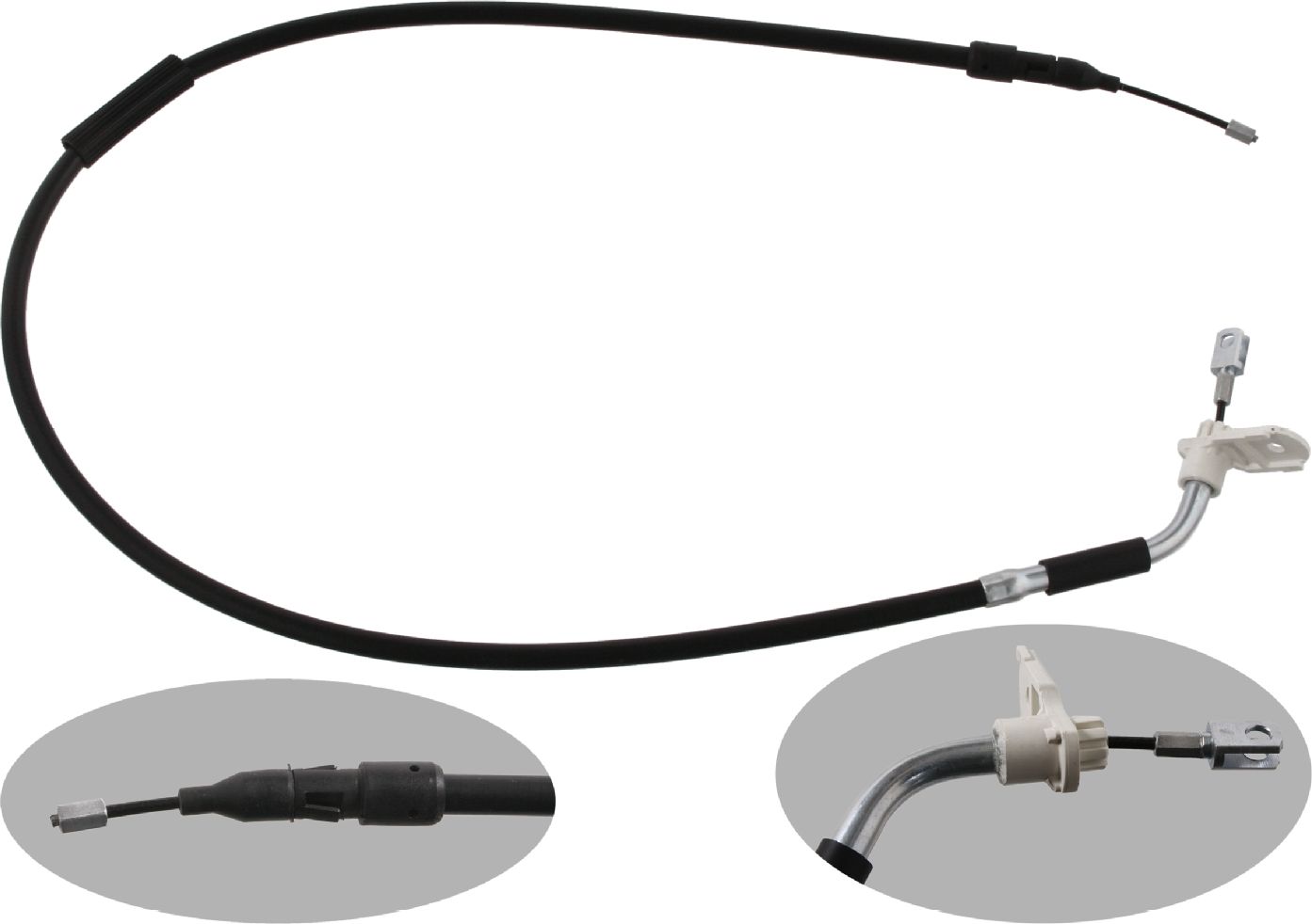 Трос ручника (тросик ручного тормоза) Febi Bilstein. Артикул 34909