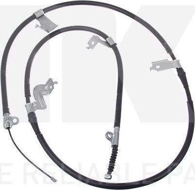 Трос ручника (тросик ручного тормоза) NK. Артикул 9022127