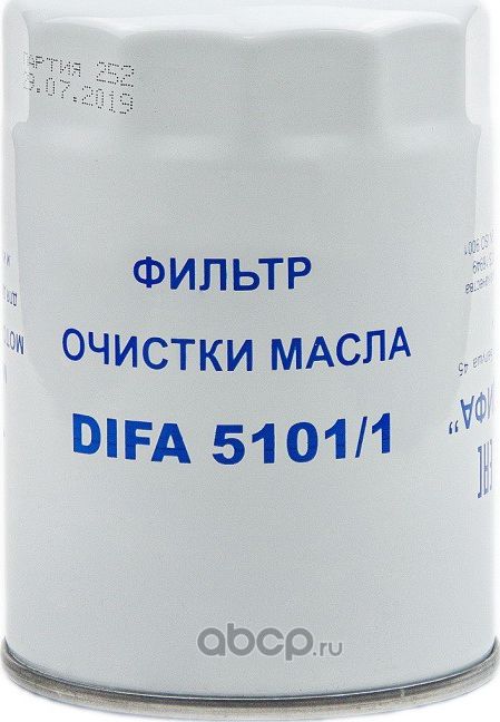 Фильтр сменный длямаслаDIFA5101/1 Difa. Артикул DIFA51011