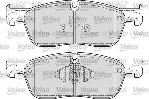 Тормозные колодки Valeo. Артикул 601676