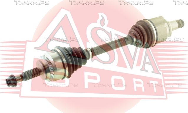 Полуось (привод в сборе, приводной вал) Asva. Артикул TYDL-ACV40