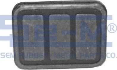 Педальные накладка, педаль тормоз Накладка на педаль, педаль сцепления Sem Lastik. Артикул 8280