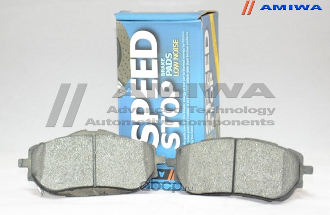 КОЛОДКИ ТОРМОЗНЫЕ ДИСКОВЫЕ ПЕРЕДНИЕ SPEED STOP (Amiwa). Артикул CD01712