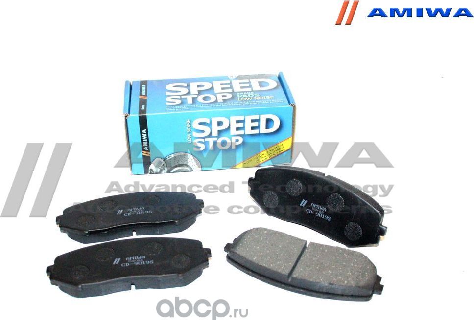 Колодки тормозные передние (Amiwa). Артикул CD9019S