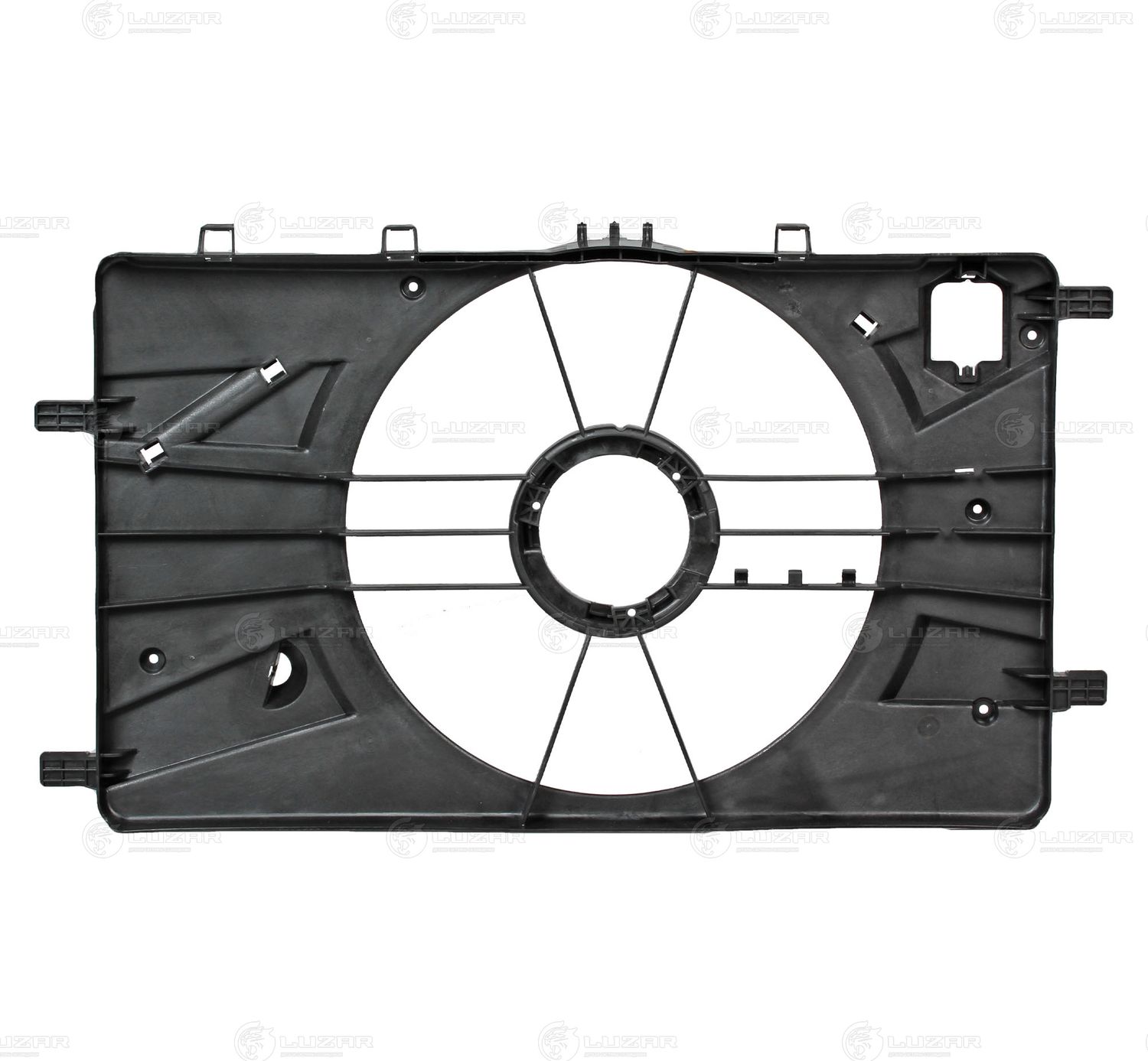Кожух вентилятора  OPEL ASTRA J (10-)/CHEVROLET CRUZE (09-) (Luzar) Luzar (полимерный материал). Артикул LFS 21106